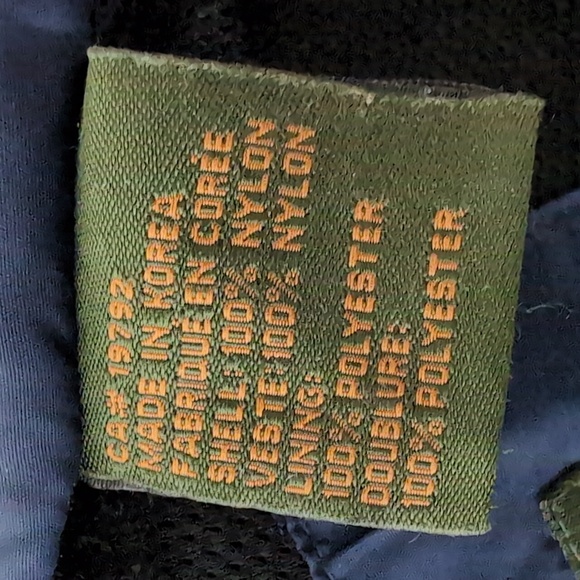 Men's Timberland Navy Stow and Go Packable Windbreaker Rain Jacket XL Vi… - Picture 13 of 13